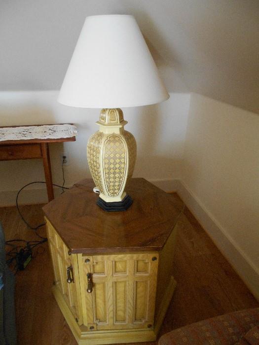 Occasional Table and Lamp