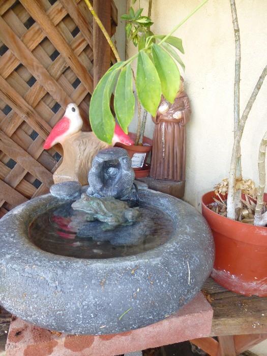 Frog Water Fountain 