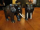 Elephants made of Ebony & Ivory!