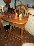 Solid Wood High Chair!