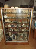 Wonderful Rock Collection & Display Cabinet