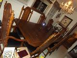 8-Chair Jacobean Dining Room Suit