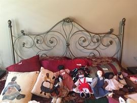 King size headboard and frame