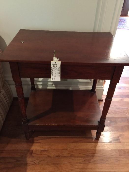 30 Tall End table with shelf 28x20x31 $75 