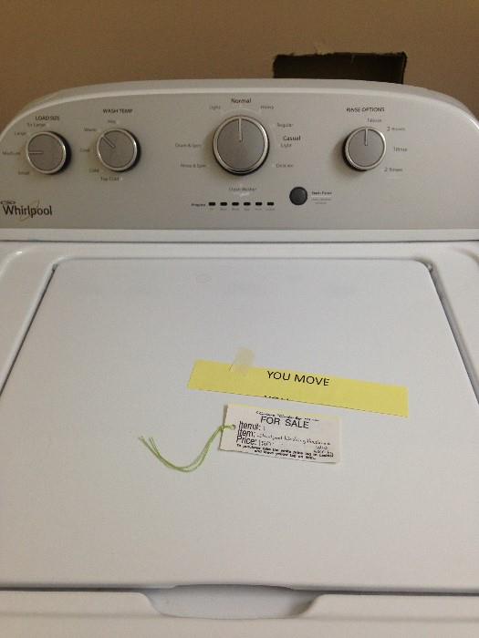 #1 Whirlpool Washing Machine wtw 4800 bq $150 — in Brownsboro, Alabama.