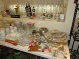 Silver Trays and Entertaining Items