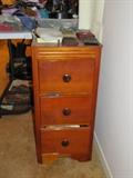 Wood 3 Drawer Cabinet