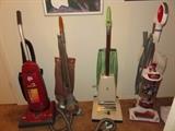 4 Working Vacuum Cleaners 