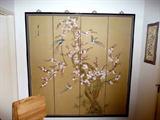 Oriental 4 panel screen