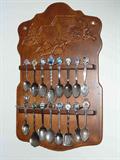 Souvenir spoon collection