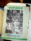 Vintage Tipoff Magazine featuring the Kings