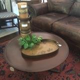 Round Duncan Phyfe coffee table