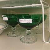Green glassware