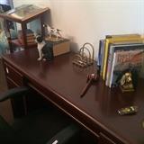 Desk and office chair