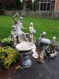 garden statue, garden decor