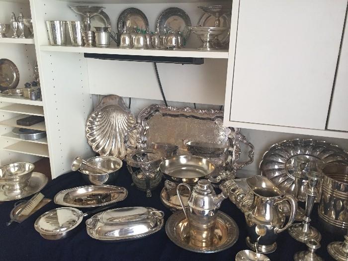 Lots of sterling and silver plate!