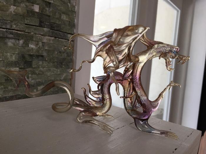 Another blown glass dragon