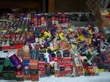 Lots and lots of them -  Tubes  -   Downstairs items
