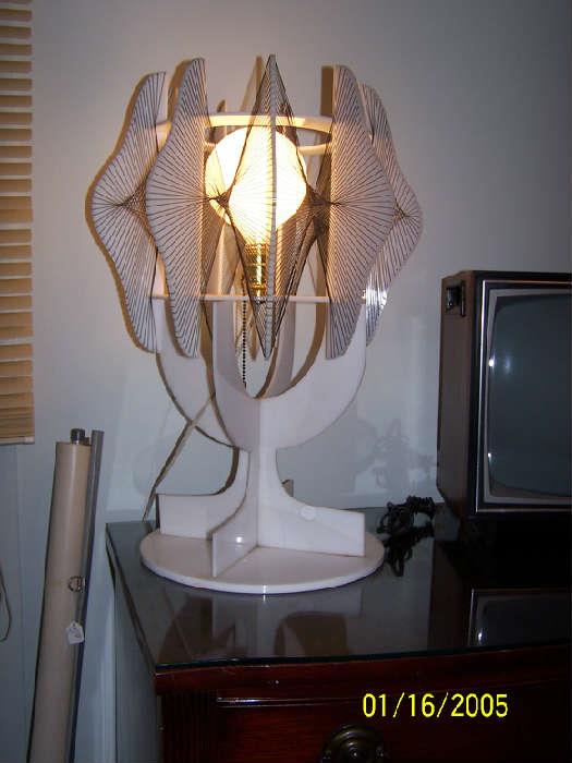 great String Art Lamp  - Upstairs item