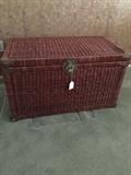 Wicker hope chest 
