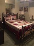 Queen bed and mattress 