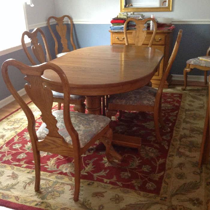 Dining Table with 6 Chairs $ 400.00