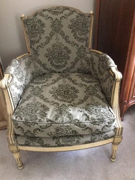 Vintage French Style Upholstered Chair