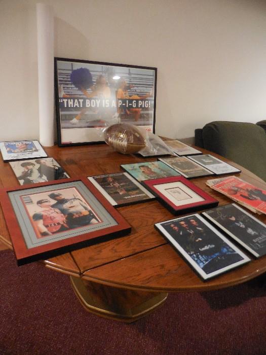 Several TV, Movie, Autographed, Framed Most with COA