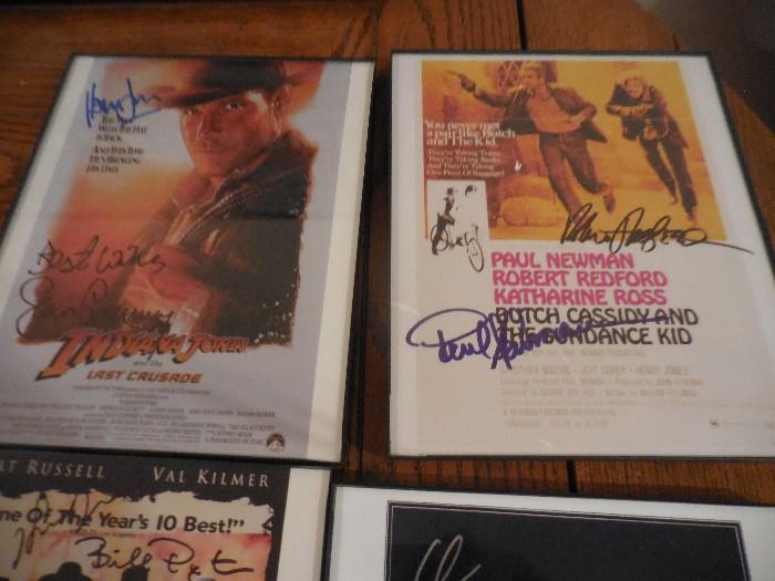 Harrison Ford, Sean Connery Indiana Jones, Signed Program