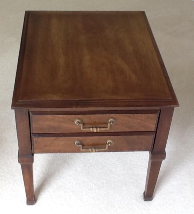 end table with 2 drawers