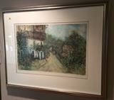 Bernard Gantner lithograph (b. 1928, France), edition of 185, image size 15" x 23.5"