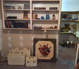 Vintage luggage & card table are SOLD. Other items available including backpacking stove & more