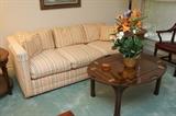 Sleeper sofa and butler coffee table