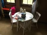 Child's table and chairs