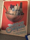 RARE! Poster from very first Taste of Chicago: 1980. It was only held on one day.