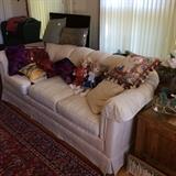 Off White Sofa & Pillows