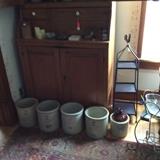 Lots of 2 gal. crocks