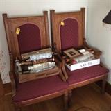 2 Living Room side chairs & more rolling pins