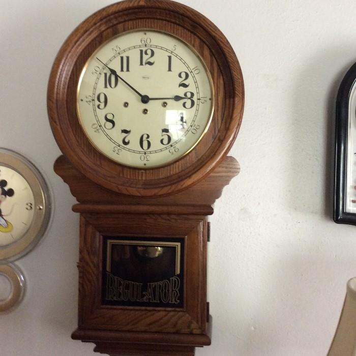 Another Regulator Clock and a Mickey Mouse cock