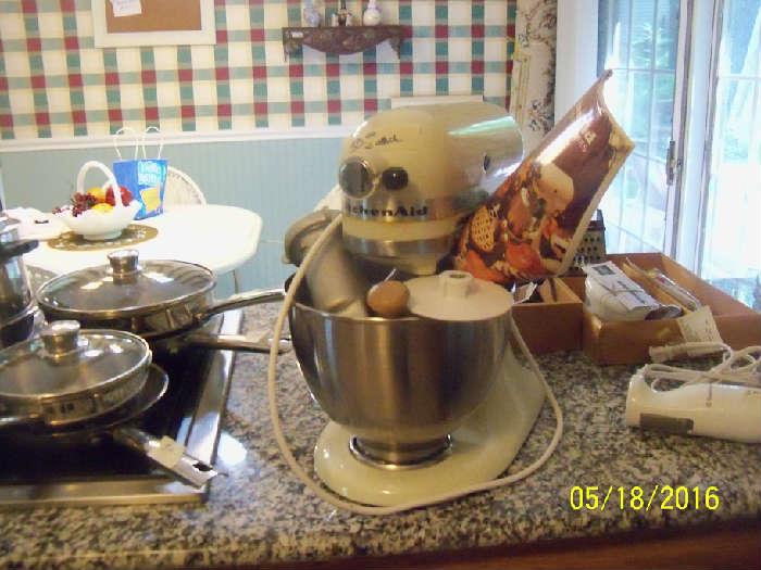 Kitchen aid with attachments