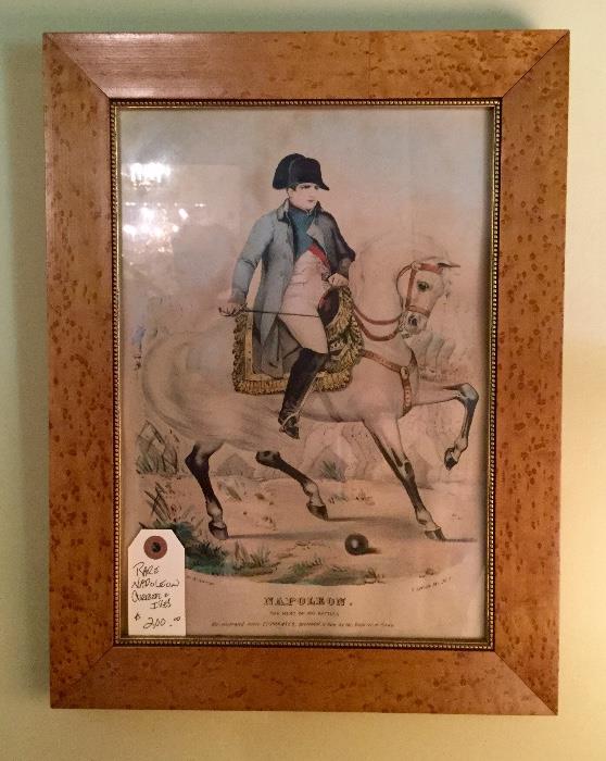 Napoleon Currier and Ives print.