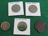 FDC061 Roman Bronze Coins, Queen Guinevere Coins & More
