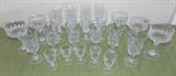 
FDC121 Large Assortment of Crystal Cut Glasses
