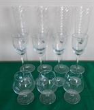 FDC123 Champagne, Wine & Brandy Glasses

