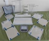 FDC129 Plexi-Glass & Plastic Plates Lot
