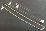 FDC164 Silver Necklaces, Bracelet and Pendant
