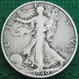 FDC069 One 1940 Walking Liberty Silver Half Dollar
