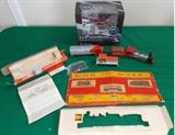 FDC080 Santa Fe Train, Vintage Train Box, & uControl Phantom Heli

