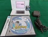 FDC082 Nintendo DS Lite & Games - Pokemon Soul Silver, Diamond
