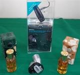FDC100 Asgharali Perfume, Tasco Loupe, Bluetooth Headset
